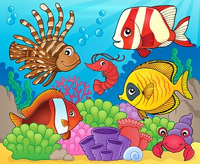 Image showing Coral fauna theme image 8