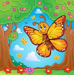 Image showing Happy butterfly topic image 4