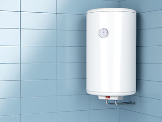 Image showing Electric water heater