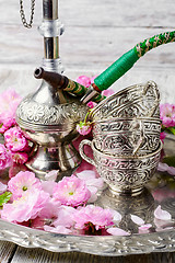 Image showing Stylish Arabic hookah