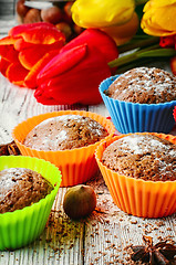 Image showing Sweet cupcake dessert