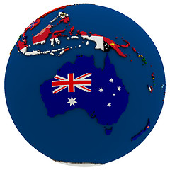 Image showing Political Australia map