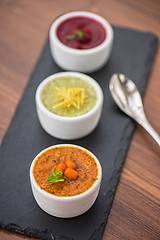 Image showing Refreshing lemon cranberry seabuckthorn sorbet