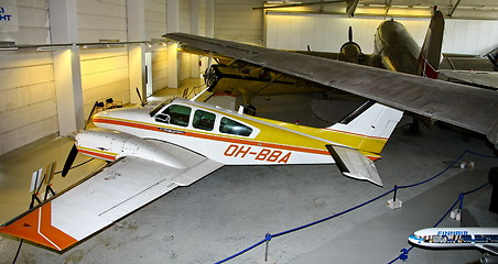 Image showing Interior view of The Aviation Museum in Vantaa