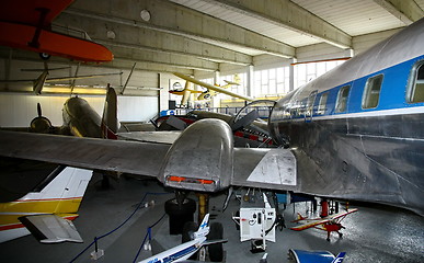 Image showing Interior view of The Aviation Museum in Vantaa