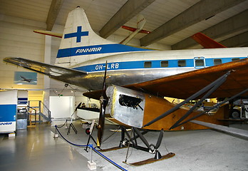 Image showing Interior view of The Aviation Museum in Vantaa