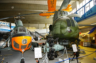 Image showing Interior view of The Aviation Museum in Vantaa