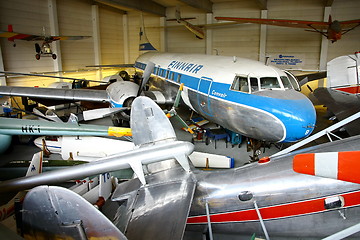 Image showing Interior view of The Aviation Museum in Vantaa