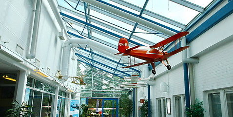 Image showing Interior view of The Aviation Museum in Vantaa