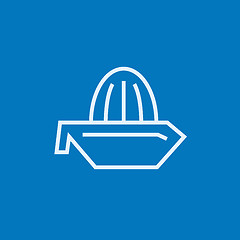 Image showing Lemon squeezer line icon.