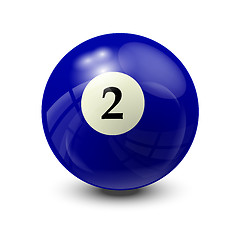 Image showing billiard ball 2