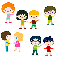 Image showing kids character set 