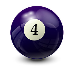 Image showing billiard ball 4