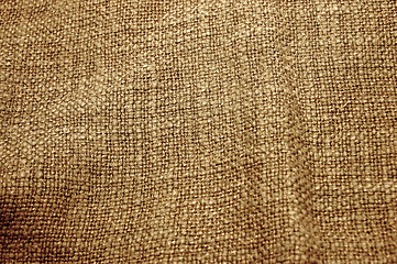 Image showing brown canvas texture