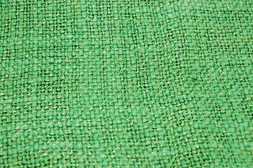 Image showing green canvas texture