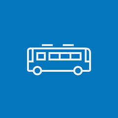 Image showing Bus line icon.