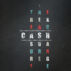 Image showing Banking concept: Cash in Crossword Puzzle