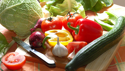 Image showing Fresh Vegetables