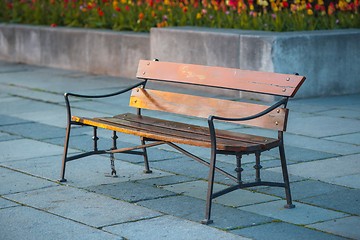 Image showing Bench in the park