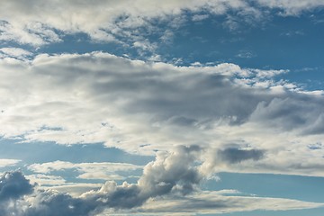 Image showing Aerial view of some clouds