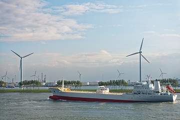 Image showing Large cargo ship