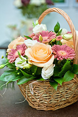 Image showing wedding bouquet closeup