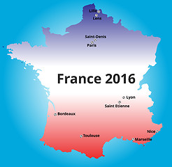 Image showing Cities of France euro 2016