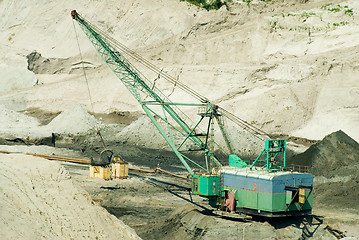 Image showing Amber open-cast mining in Yantarny, Russia