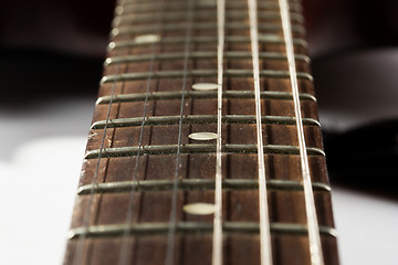 Image showing Electric guitar detail shots