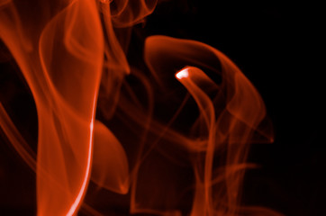 Image showing Abstract Red Smoke