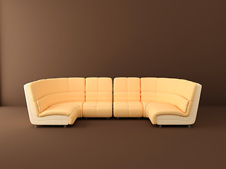 Image showing peach sofa