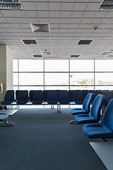 Image showing empty room of airport terminal