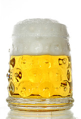 Image showing Glass of beer close-up