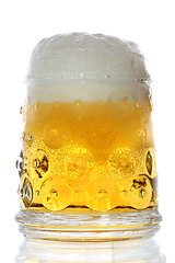 Image showing Glass of beer close-up