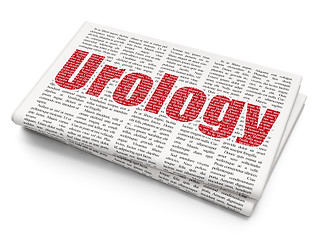 Image showing Healthcare concept: Urology on Newspaper background