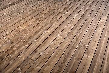 Image showing wooden fence closeup photo