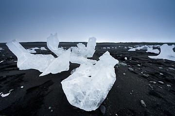 Image showing Icebergs at glacier lagoon 