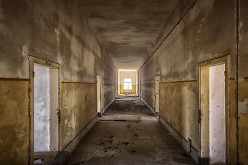 Image showing Abandoned building interior