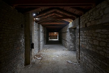 Image showing Abandoned building interior