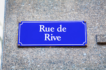 Image showing Rue de Phone in Geneva, Switzerland
