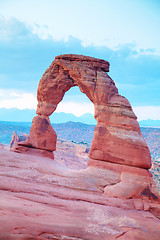 Image showing Delicate Arch at the Arches National park