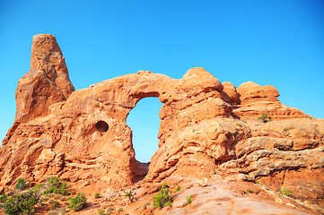 Image showing The Turret Arch at the Arches National Park