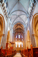 Image showing St Pierre Cathedral interior in Geneva