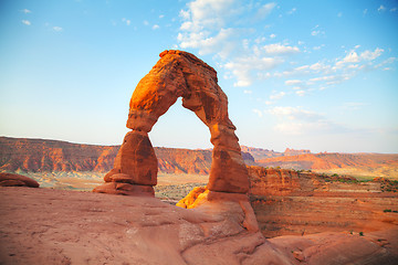 Image showing Delicate Arch at the Arches National park