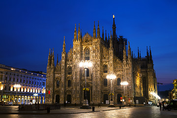 Image showing Duomo cathedral in Milan, Italy