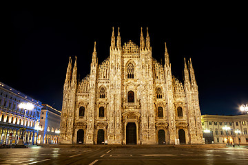 Image showing Duomo cathedral in Milan, Italy