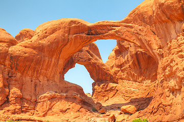 Image showing The Double Arch at the Arches National Park