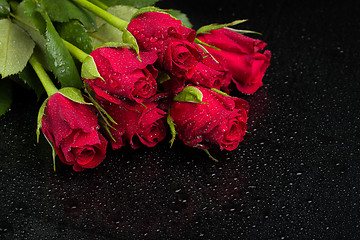 Image showing fresh red rose