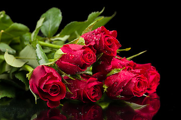 Image showing fresh red roses