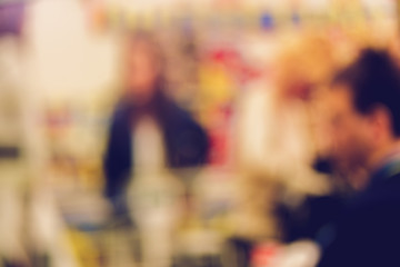 Image showing blurred background of shopping center